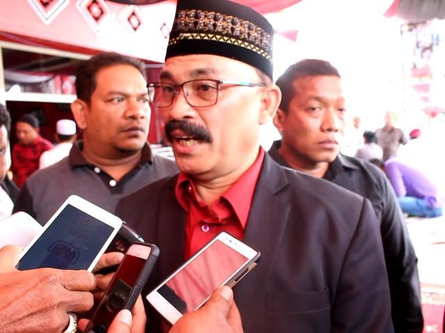 Ketua Komite Peralihan Aceh (KPA) Wilayah Pase Tgk. Zukarnaini Bin Hamzah (15/8)