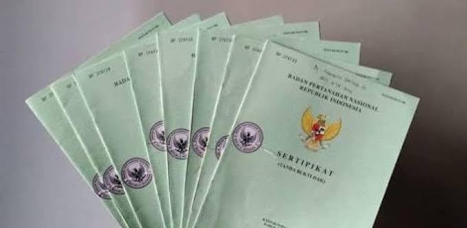 Sertiikat Tanah (Foto: Ist)